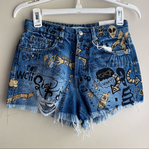 Zara Pants - Zara trf denim wear size 4